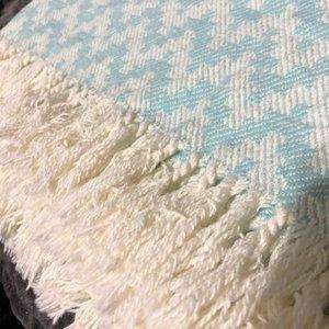 Throw Blanket Made in Portugal  53" X 46" Blended Fabric